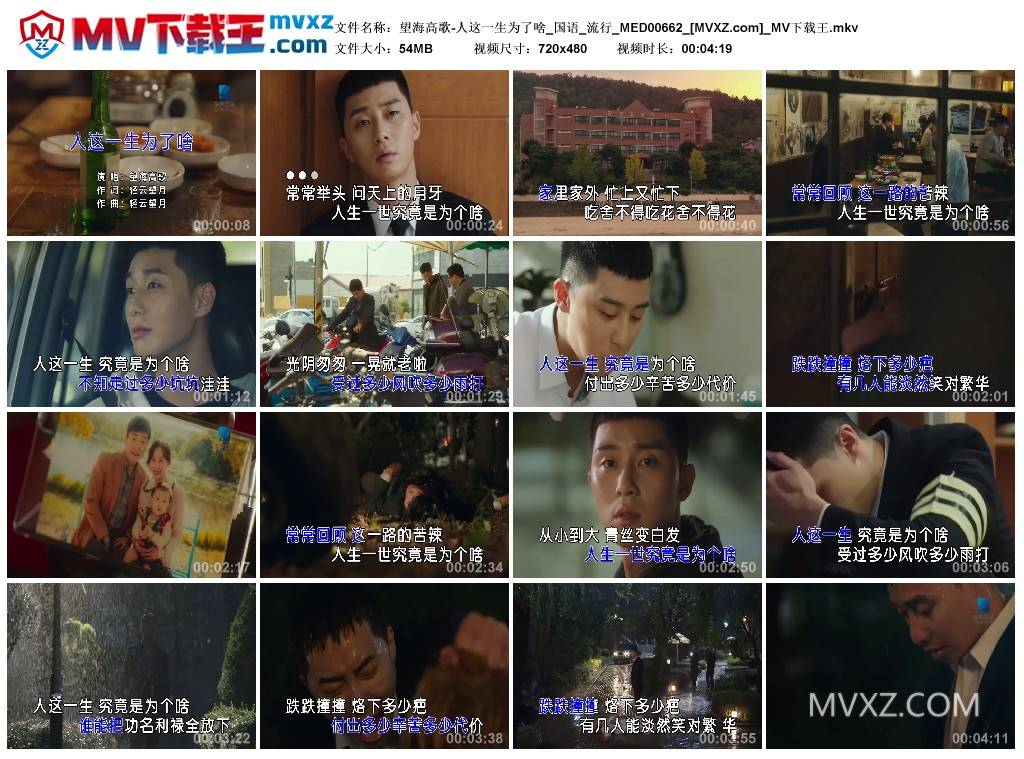 望海高歌-人这一生为了啥_国语_流行_MED00662